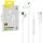 Blavec BHS-01 USB-C vezetékes fülhallgató DAC-kal és mikrofonnal, fehér