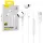 Blavec BHS-02 USB-C vezetékes fülhallgató DAC-kal és mikrofonnal, fehér