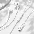 Blavec BHS-02 USB-C vezetékes fülhallgató DAC-kal és mikrofonnal, fehér