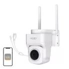 MOES WCM-B66 3 MP-es kültéri Wi-Fi IP-kamera