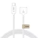 Tech-Protect MMC01 Ultraboost mágneses USB-C–MagSafe 3 MacBook töltőkábel 140 W 300 cm fehér