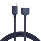 Tech-Protect MMC01 Ultraboost USB-C–MagSafe 3 mágneses töltőkábel 140W 300 cm éjkék