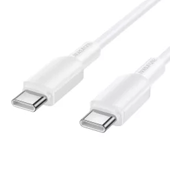 Borofone BX127 Regalo USB-C–USB-C kábel, 1 m, fehér