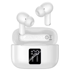   Borofone FQ13 Astute TWS Bluetooth fülhallgató ANC+ENC, fehér