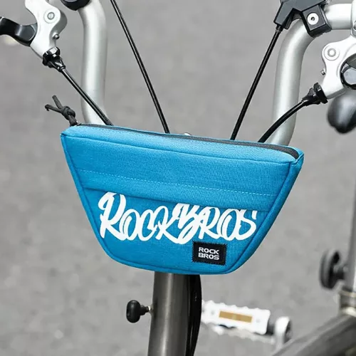Rockbros G011 Flash Journey trapéz alakú kormánytáska 0,7 l – kék