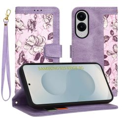   Techsuit - FlipCraft - Samsung Galaxy S25 Edge - Titokzatos Lila tok