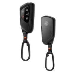   Volkswagen / Skoda / Seat modellekhez fekete Spigen VK100 autókulcs-tok