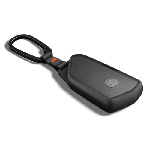 Volkswagen / Skoda / Seat modellekhez fekete Spigen VK100 autókulcs-tok