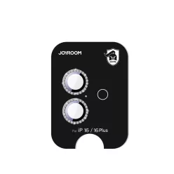   Joyroom JR-MSJ0271 védőüveg iPhone 16/16 Plus lencsékre - fekete üvegfólia