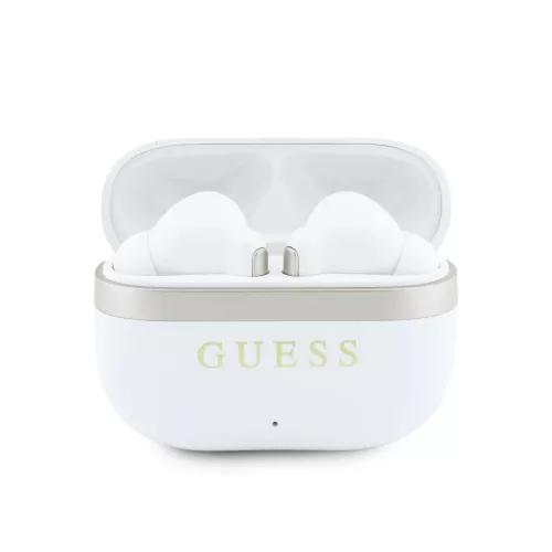Guess Gold Line Glossy Finish TWS vezeték nélküli fülhallgató, fehér