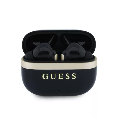 Guess Gold Line Glossy Finish TWS vezeték nélküli fülhallgató, fekete