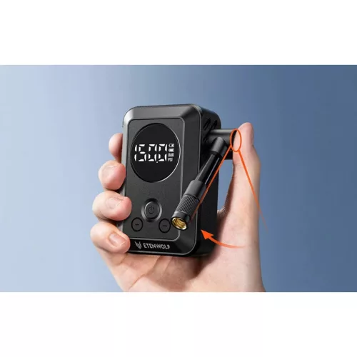 Etenwolf S0 akkumulátoros mini kompresszor, 11,03 bar, 2400 mAh