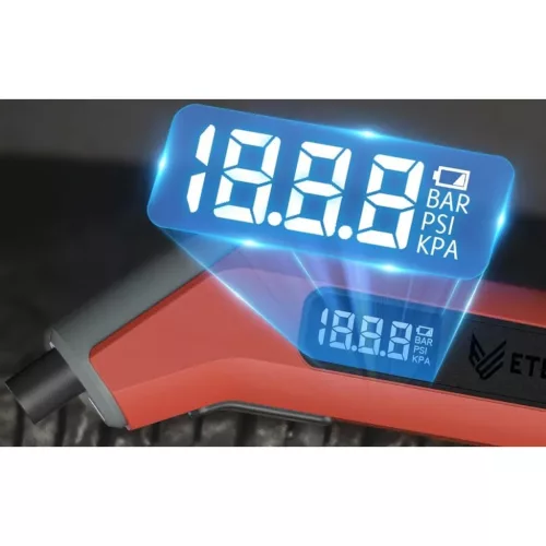 Etenwolf T300 digitális gumiabroncs-nyomásmérő, narancssárga