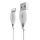 Dudao USB/ Lightning adat és töltőkábel 2.1A 1m fehér