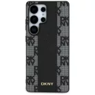 Samsung Galaxy S25 Ultra Fekete DKNY Bőr Kockás Minta MagSafe tok