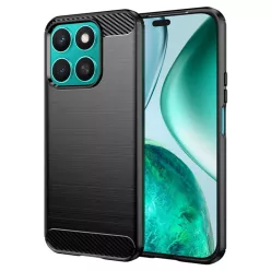 Techsuit - Karbon Szilikon - Honor X8c - Fekete tok