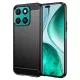 Techsuit - Karbon Szilikon - Honor X8c - Fekete tok