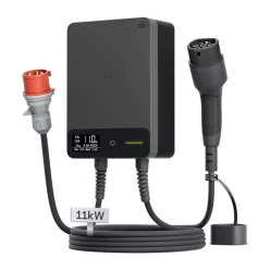   DEPOW deWB11B05A_DL 11 kW-os elektromosautó-falitöltő, 7 m kábellel