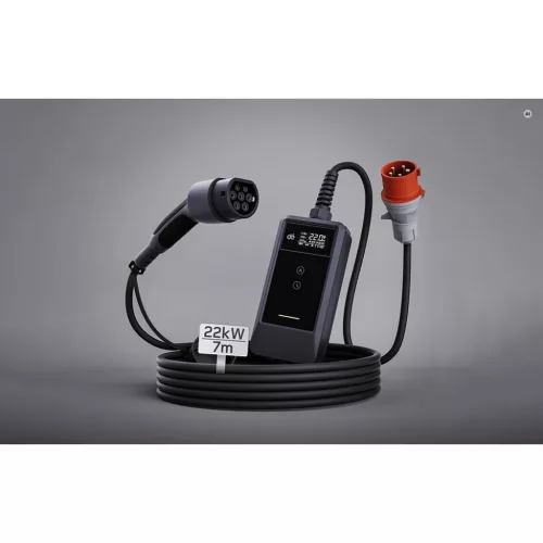 DEPOW deM2D22B10_DL hordozható elektromosautó-töltő, 22 kW, 10 m