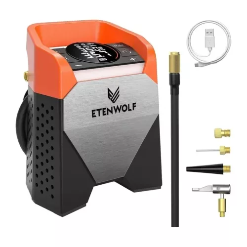 Etenwolf S5 akkumulátoros autós kompresszor, 11,03 bar, 15 600 mAh