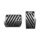 Spigen Performance Line Design TO200P ezüst, domború, csúszásmentes pedálborítások Tesla 3, Y (Juniper) és Y L modellekhez