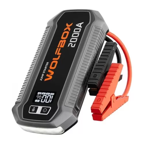 WOLFBOX MegaVolt 12 hordozható indítóakkumulátor, 12 V, 2000 A