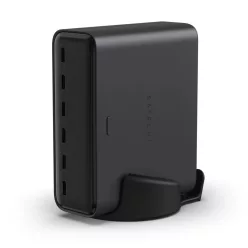   Satechi ChargeView 240 W asztali töltő (6×USB-C) - asztrofekete (ST-C6CV240C-EU)