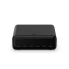 Satechi ChargeView 240 W asztali töltő (6×USB-C) - asztrofekete (ST-C6CV240C-EU)