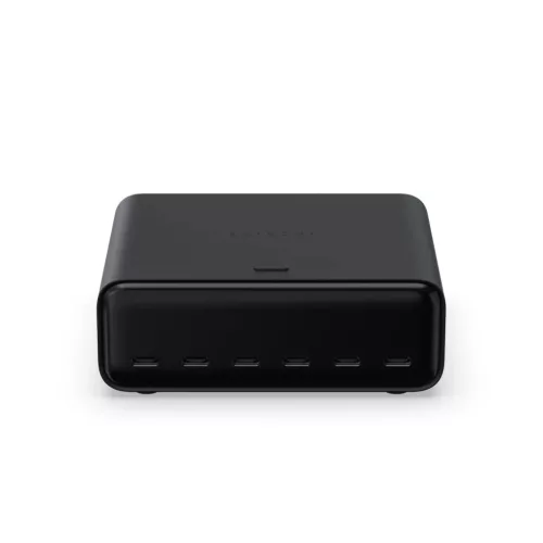 Satechi ChargeView 240 W asztali töltő (6×USB-C) - asztrofekete (ST-C6CV240C-EU)