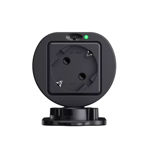 W-V2L-01 V2L Type 2–Schuko adapter, 3500 W, kijelzővel és tokkal, fekete