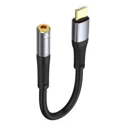   Orico AXC-02 USB-C–3,5 mm-es jack átalakítókábel, 20 cm, fekete