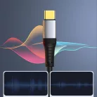 Orico AXC-02 USB-C–3,5 mm-es jack átalakítókábel, 20 cm, fekete
