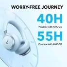 Anker SoundCore Space On Bluetooth-fejhallgató többpontos kapcsolattal, kék – A3035G31