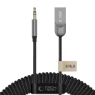 Tech-Protect Ultraboost AU04 Bluetooth 6.0 AUX hangadapter, szürke