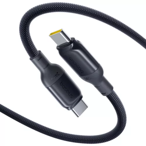 Baseus PicoGo II USB-C–USB-C töltő- és adatkábel, 240 W, 1 m, fekete (E0423300)