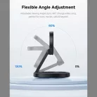 Baseus EnerFill FF11 összecsukható vezeték nélküli töltő, 15 W, fekete
