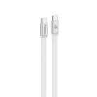 FONENG X121 USB-C–USB-C PD kábel, 60 W, 1,2 m, fehér