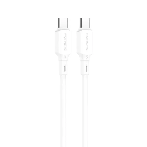 FONENG XS16 USB-C–USB-C kábel, PD 60 W, 1 m, fehér