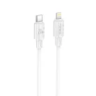 FONENG X126 USB-C–Lightning kábel, 27 W, 1,2 m, fehér