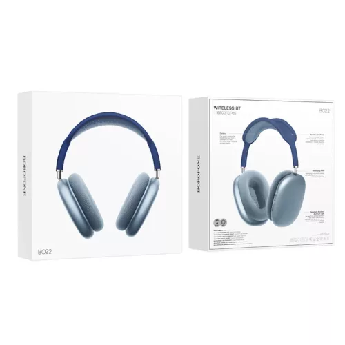 Borofone BO22 Elegant Bluetooth-fejhallgató, kék