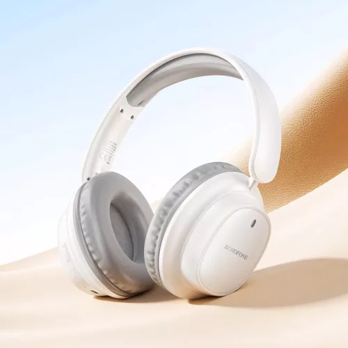Borofone BO39 Melotide Bluetooth-fejhallgató, fehér