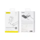 FONENG MAX41-EU 65 W-os GaN PD fali töltő USB-C–USB-C kábellel, fehér