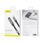 FONENG X127 90°-os USB-C–USB-C kábel, PD 60 W, 1,2 m, fekete