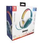 PowerA Fortnite Llambro vezetékes, mikrofonos fejhallgató, 3,5 mm-es Jack, türkiz-fehér