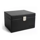 Wozinsky WPB-R16 rekeszes RFID-jelárnyékoló doboz autókulcsokhoz, 16 × 12 × 9 cm, fekete