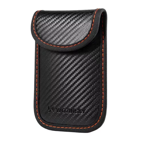 Wozinsky WPB-R14 RFID-jelárnyékoló tok autókulcsokhoz, 14 × 9 cm, fekete