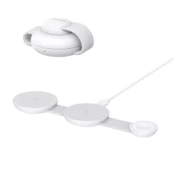   Anker MagGo 3in1 vezeték nélküli töltő, 15W, fehér (B25M8H21)