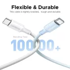 UGREEN L502 (35221) USB-C–USB-C kábel, 100 W, 5 A, 2 m, fehér