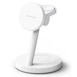   Ringke 3in1 Magnetic MagSafe Qi2.2 25W fehér vezeték nélküli töltő