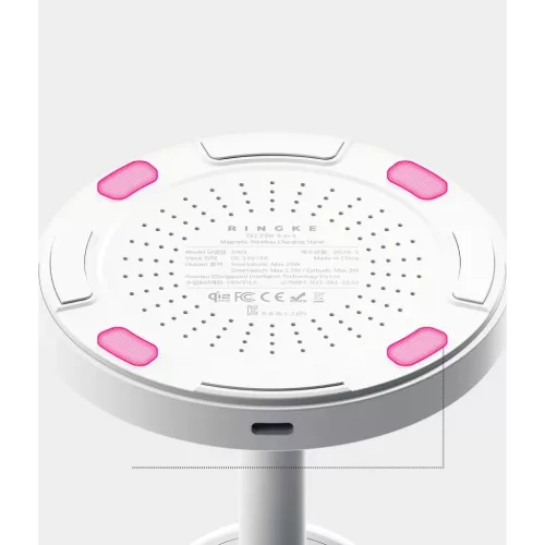 Ringke 3in1 Magnetic MagSafe Qi2.2 25W fehér vezeték nélküli töltő